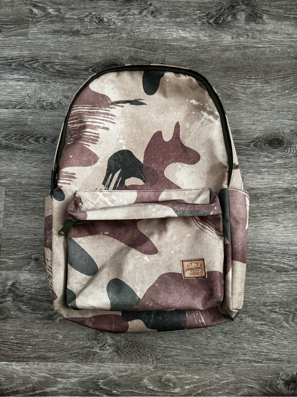 Herschel Supply Company Camouflage Backpack in Brown and Black